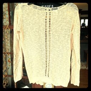 Lightweight crochet sweater, gently used